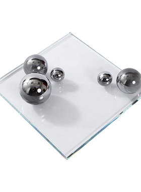 设计感水晶托盘样板间客厅摆件