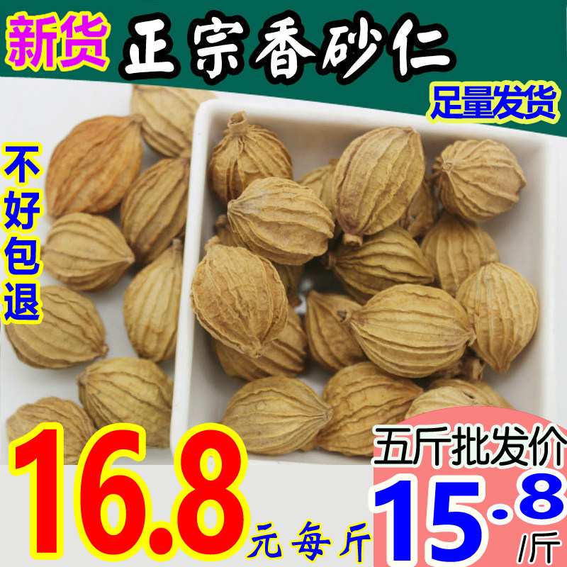 纯正云南四川香砂金莎仁香砂仁川砂仁砂500克250g包邮香料卤料真