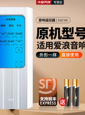 适用AVLIGHT爱浪T6000功放音响遥控器T8000 RC-8000家庭影院音箱