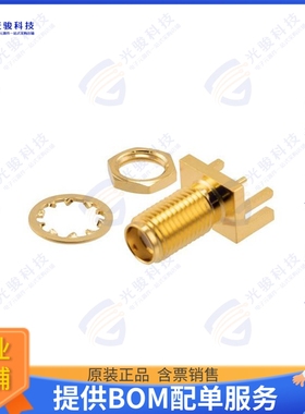 PE51714 连接器SMA Female Bulkhead Mount Commer