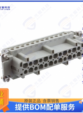 T2040482201-000连接器 INSERT FEMALE 24POS+GND SCREW