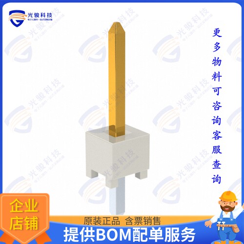 HTSW-101-07-L-S 连接器CONN HEADER VERT 1POS