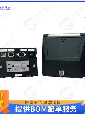 7940111826连接器 DOUBLE FRAME, KNOB LOCK, GFCI DO