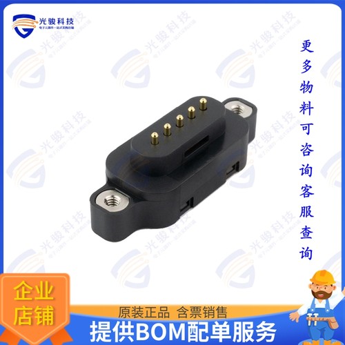 S-J-5215X-5-25-0000连接器 CONN SPRING PISTON 5POS PCB WP