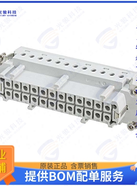 1-1103641-1连接器 INSERT FEMALE 24POS+1GND SCREW