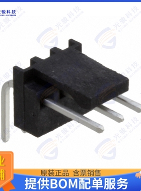 3-647051-3 连接器CONN HEADER R/A 3POS 2.54MM