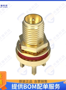 RFPC-SMA17-FN-A 连接器RP SMA PCB MOUNT STRAIGHT BULKHE