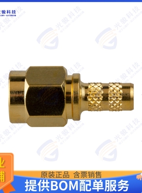 RSA-3000-1C1 连接器SMA MALE CRIMP; 50 OHMS