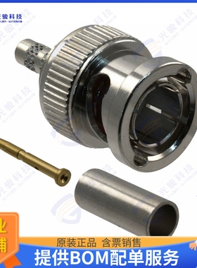 112950 连接器CONN BNC PLUG STR 75 OHM CRIMP