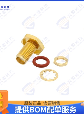 PE4528 连接器SMA Female Bulkhead Mount Hermet