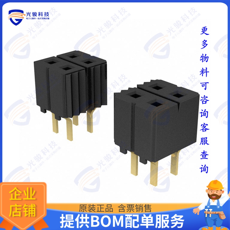 CES-115-02-G-D 连接器CONN RCPT 30POS 0.1 GOLD PCB