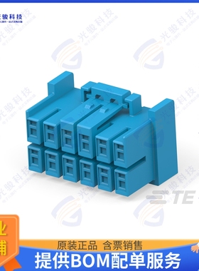 1-2420266-2 连接器SOCKET HSG 2X6P BLUE HCI 4.0 PIT