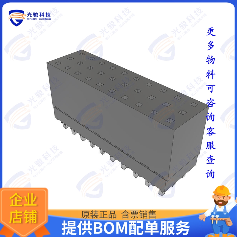 ESQ-110-12-L-T 连接器CONN SOCKET 30POS 0.1 GOLD PCB