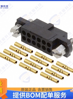 M80-4601205 连接器CONN RCPT 12POS CRIMP 22AWG GOLD