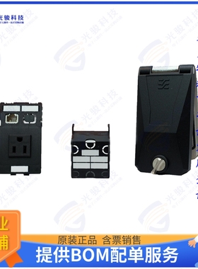 7940111828连接器 SINGLE FRAME, KNOB LOCK, RJ45, 3