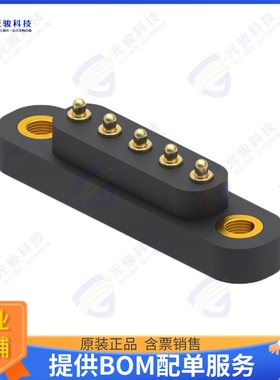 858-22-005-80-012101 连接器CONN SPRING PISTON 5POS PCB