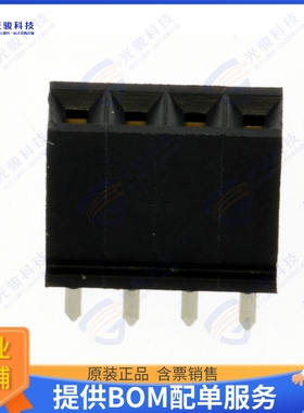 66951-004LF 连接器CONN RCPT 4POS 0.1 GOLD PCB