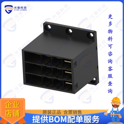 1903146-2 连接器CONN PLUG 12POS SOLDER GOLD