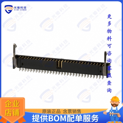 1-1761606-6 连接器CONN HEADER VERT 60POS 2.54MM