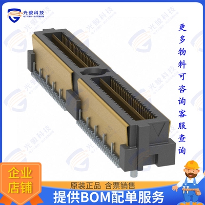 QMSS-052-06.75-H-D-A-GP 连接器CONN HDR 104POS SMD GOLD