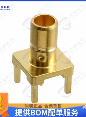 415504-4 连接器CONN MINI SMB JACK STR 75OHM PCB