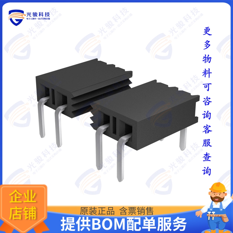 BCS-107-F-S-HE 连接器CONN RCPT 7POS 0.1 GOLD PCB R/A