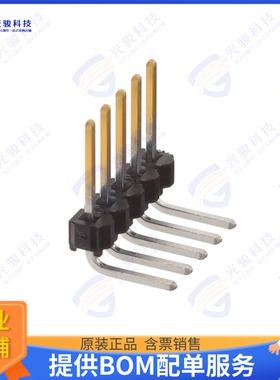 TSW-105-16-L-S-RA 连接器CONN HEADER R/A 5POS 2.54MM