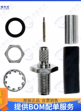 CONREVSMA014-R58 连接器CONN RPSMA RCPT STR 50OHM SOLDER