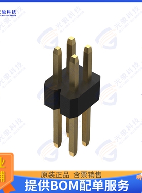 BC035-04-A-0200-0300-L-G 连接器4W, 1.0MM PITCH PIN HDR, DIL,