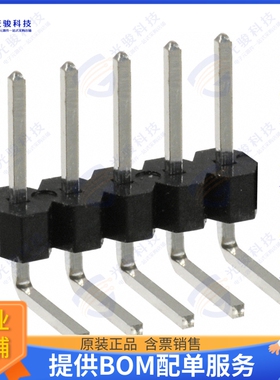 PEC05SBBN 连接器CONN HEADER R/A 5POS 2.54MM
