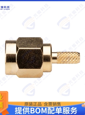 RSA-3000-1B1 连接器SMA MALE CRIMP; 50 OHMS