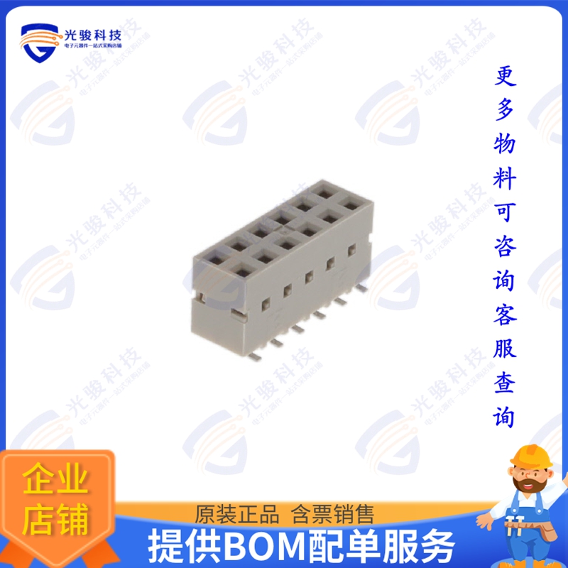 89898-306BLF 连接器CONN RCPT 12POS 0.1 GOLD SMD