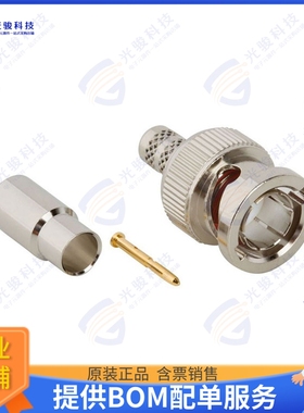 112975 连接器CONN BNC PLUG STR 75 OHM CRIMP