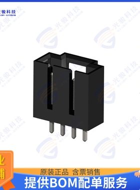 CI3304P1V10 连接器CONN HEADER VERT 4POS 2.54MM