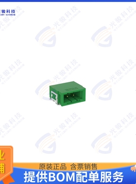 234834-E 连接器MAXIBR M 02POS RA A SMT GREEN