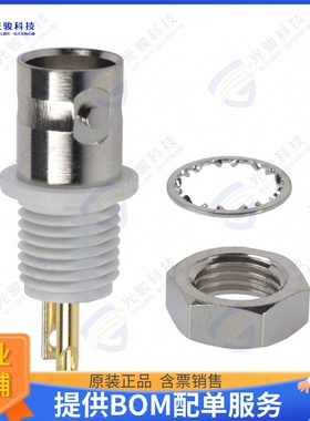 112431 连接器CONN BNC RCPT STR 50 OHM SOLDER