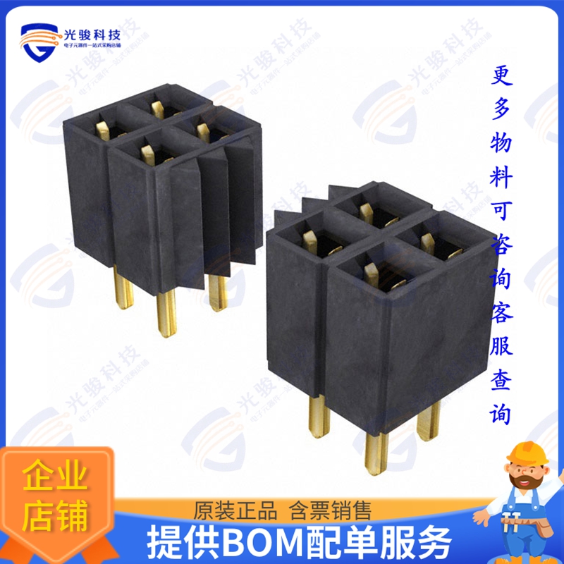 SLW-105-01-G-D 连接器CONN RCPT 10POS 0.1 GOLD PCB