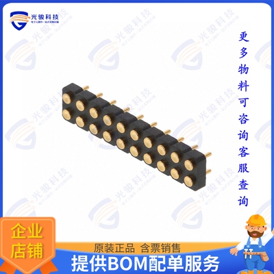 PH2-3F-20-FVP-24415-C1 连接器CONN PAD FOR SPRING PINS 2X10