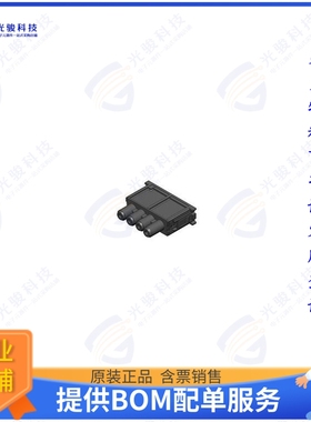 KN01L04SF连接器 CONN SOCKET INSULATOR BLOCK, 4 P