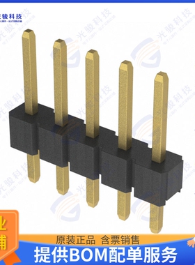 2011-1X05G00SB 连接器PIN HEADER, SINGLE ROW STRAIGHT