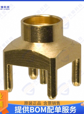 SMP-MSSB-PCT 连接器CONN SMP RCPT STR 50 OHM PCB