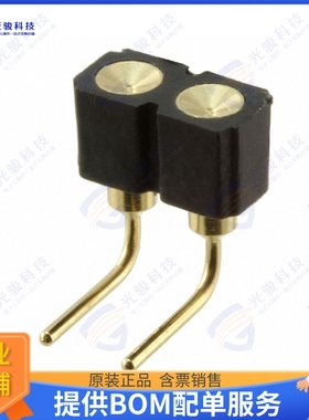 399-10-102-10-007000 连接器CONN SPRING TARGET 2POS R/A PCB