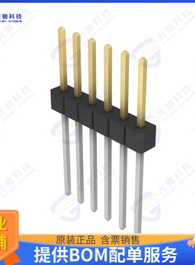 PBC06SFEN 连接器CONN HEADER VERT 6POS 2.54MM