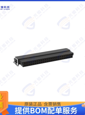 154742-E 连接器SMC F RA Q 50POS SMT