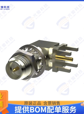 PCB.114SMAFRA.NI 连接器SMA(F)RA FOR PCB MOUNT NI PLATIN