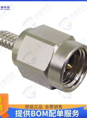 CONSMA007 连接器CONN SMA PLUG STR 50 OHM SOLDER