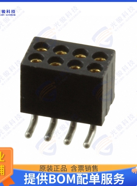 853-87-008-30-001101 连接器CONN SOCKET 8POS 0.05 GOLD SMD