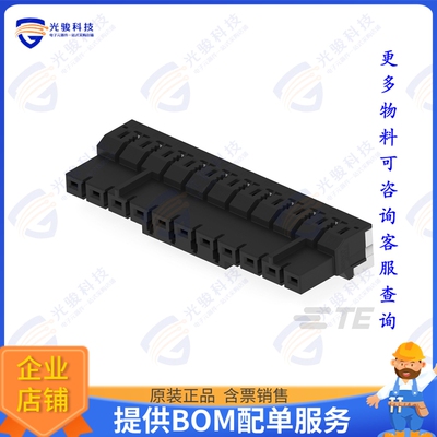 1-2474552-2 连接器D3950 REC 11POS 1ROW X KEY WB LO