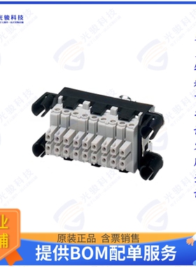 1607202连接器 CONN FRAME INSERT 17+GND