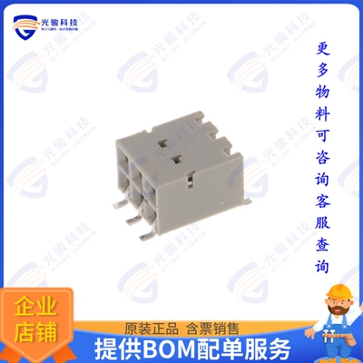 71609-303LF 连接器CONN RCPT 6POS 0.1 GOLD SMD R/A